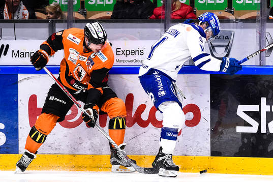 Karlskronas Morten Madsen och Leksands Martin Karlsson
