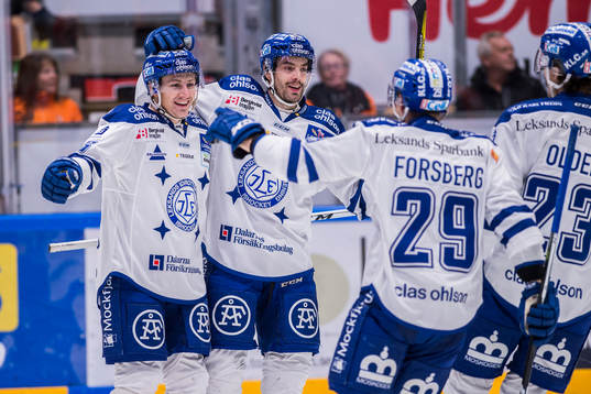 Leksands Patrik Norén jublar