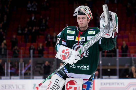 Frölundas målvakt Johan Gustafsson vald till  matchens