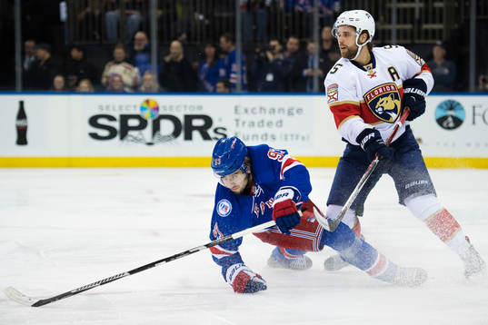 New Yorks Mika Zibanejad och Floridas Aaron Ekblad