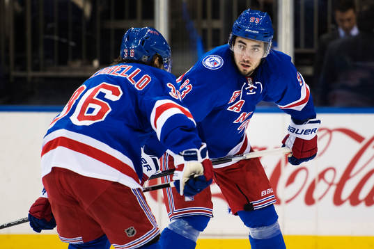 New Yorks Mats Zuccarello och Mika Zibanejad