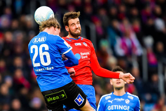 Helsingborgs Mikael Dahlberg  och Halmstads Alexander