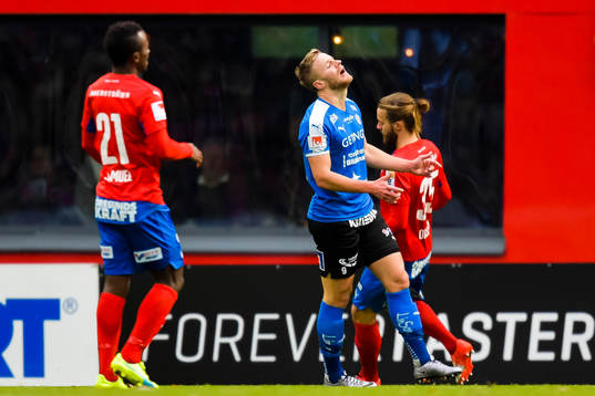 Halmstads Alexander Ruud Tveter deppar