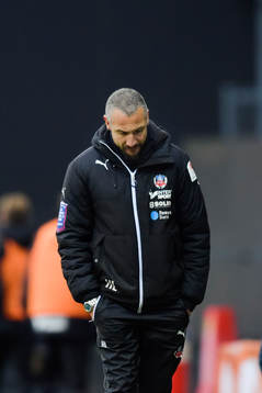 Helsingborgs manager Henrik Larsson deppar
