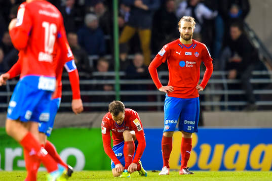 Helsingborgs spelare deppar