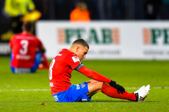 Helsingborgs Jordan Larsson deppar