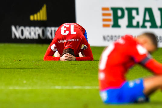 Helsingborgs spelare deppar