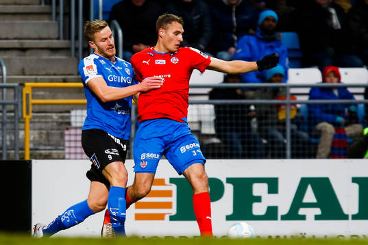 Halmstads Alexander Ruud Tveter och Helsingborgs Frederik