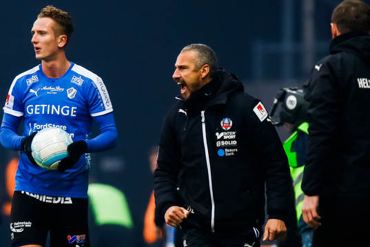 Helsingborgs manager Henrik Larsson