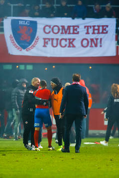 Helsingborgs Jordan Larsson irriterad på supportrar som