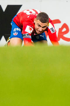 Helsingborgs Jordan Larsson deppar