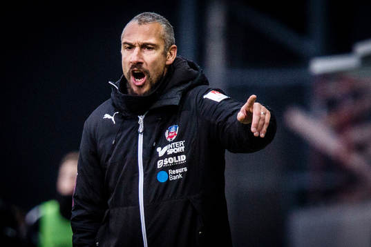 Helsingborgs manager Henrik Larsson