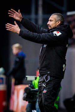 Helsingborgs manager Henrik Larsson