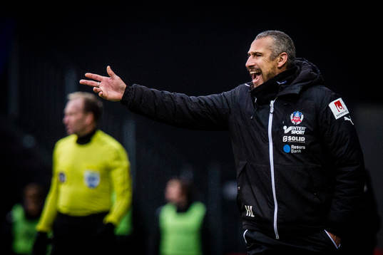 Helsingborgs manager Henrik Larsson