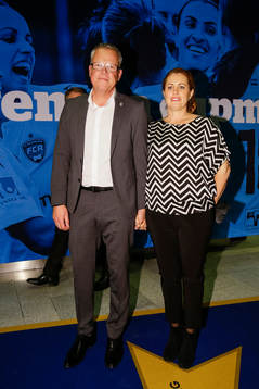 Janne Andersson med fru