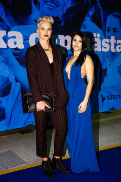 Nilla Fischer med fru Maria Michaela Fischer