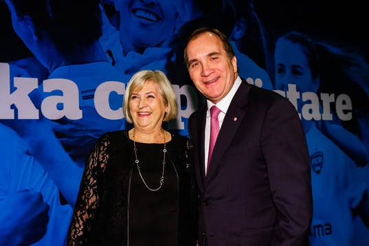 Stefan Löfven, Statsminister, med fru