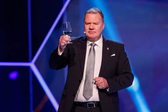 Karl-Erik Nilsson, ordförande för Svenska