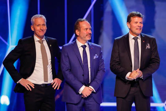 Håkan Sjöstrand, och Lennart Käll pratar om projektet