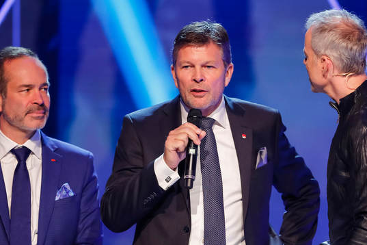 Håkan Sjöstrand, och Lennart Käll pratar om projektet