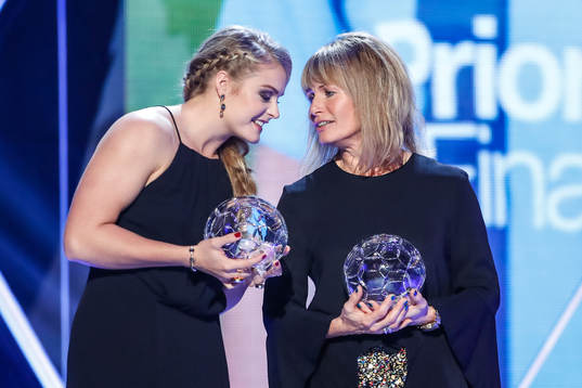Piteås Hilda Carlén och Djurgårdens tränare Yvonne