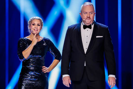 Anna Brolin och Anders Jansson, komiker