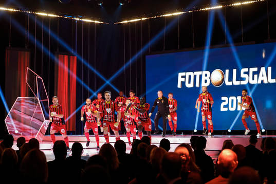 Östersund FK med scenshow