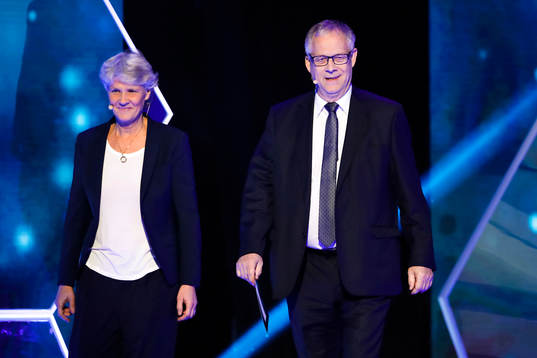 Pia Sundhage och Lars Lagerbäck