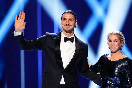 Zlatan Ibrahimovic och Anna Brolin