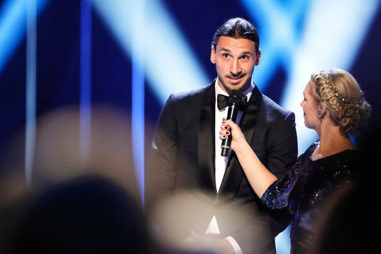 Zlatan Ibrahimovic och Anna Brolin