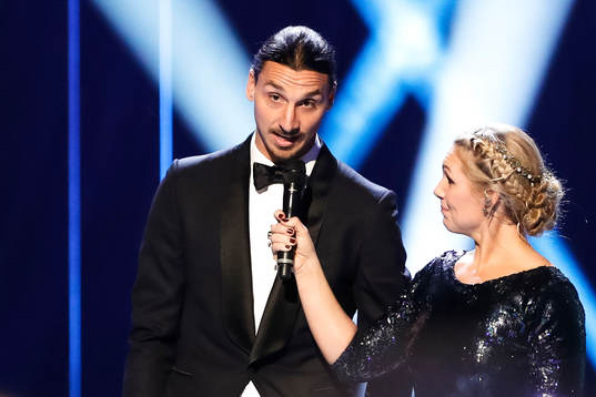 Zlatan Ibrahimovic och Anna Brolin