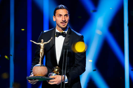Zlatan Ibrahimovic, vinnare av Guldbollen