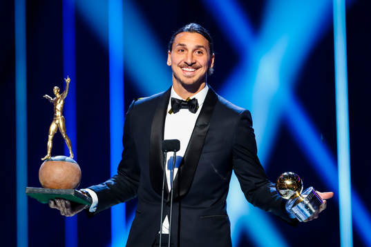 Zlatan Ibrahimovic, vinnare av Guldbollen