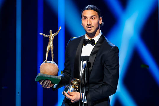 Zlatan Ibrahimovic, vinnare av Guldbollen