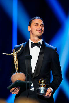 Zlatan Ibrahimovic, vinnare av Guldbollen