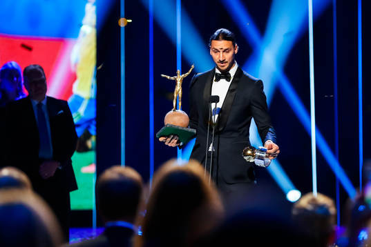 Zlatan Ibrahimovic, vinnare av Guldbollen