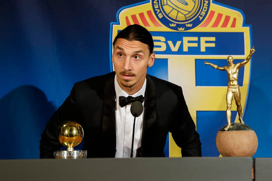 Zlatan Ibrahimovic, vinnare av Guldbollen
