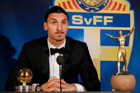 Zlatan Ibrahimovic, vinnare av Guldbollen