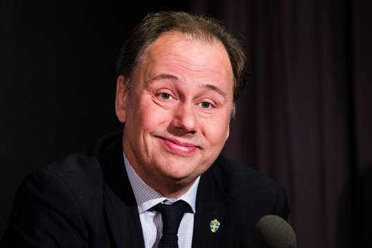 Niklas Bodell, presschef för svenska herrlandslaget i