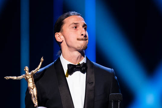 Zlatan Ibrahimovic, vinnare av Guldbollen