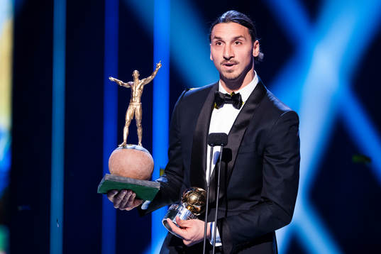 Zlatan Ibrahimovic, vinnare av Guldbollen