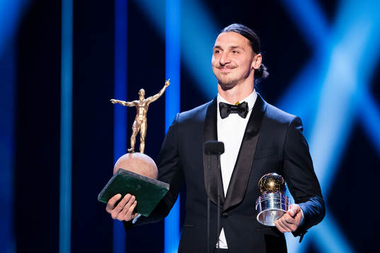 Zlatan Ibrahimovic, vinnare av Guldbollen