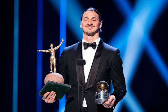 Zlatan Ibrahimovic, vinnare av Guldbollen