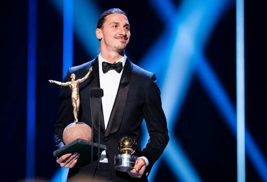 Zlatan Ibrahimovic, vinnare av Guldbollen