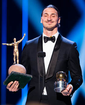 Zlatan Ibrahimovic, vinnare av Guldbollen