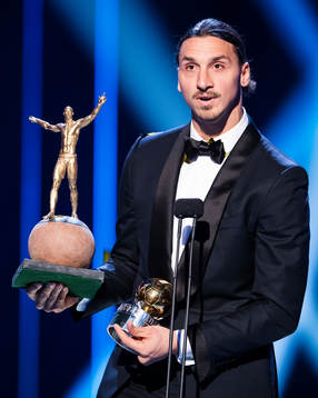 Zlatan Ibrahimovic, vinnare av Guldbollen