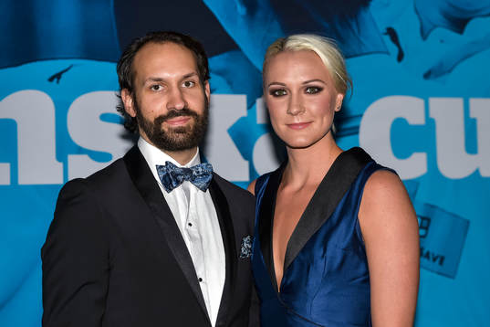 Sarah Sjöström med pojkvännen Johan de Jong Skierus