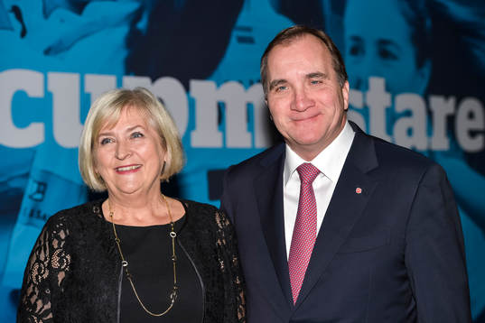 Stefan Löfven, Statsminister, med fru Ulla Löfven