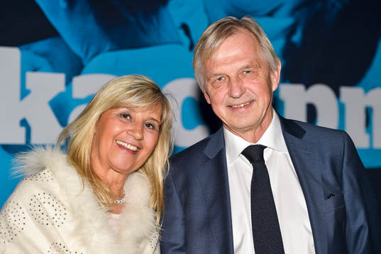 Lars Richt, Landslagschef, med fru