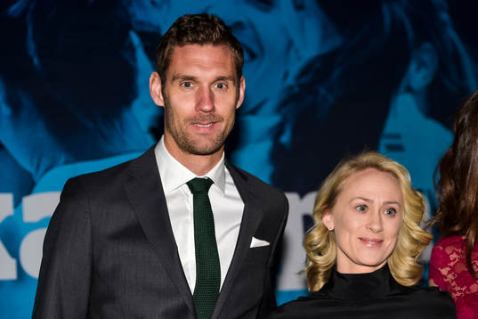 Andreas Isaksson med fru Marielle Carlsson